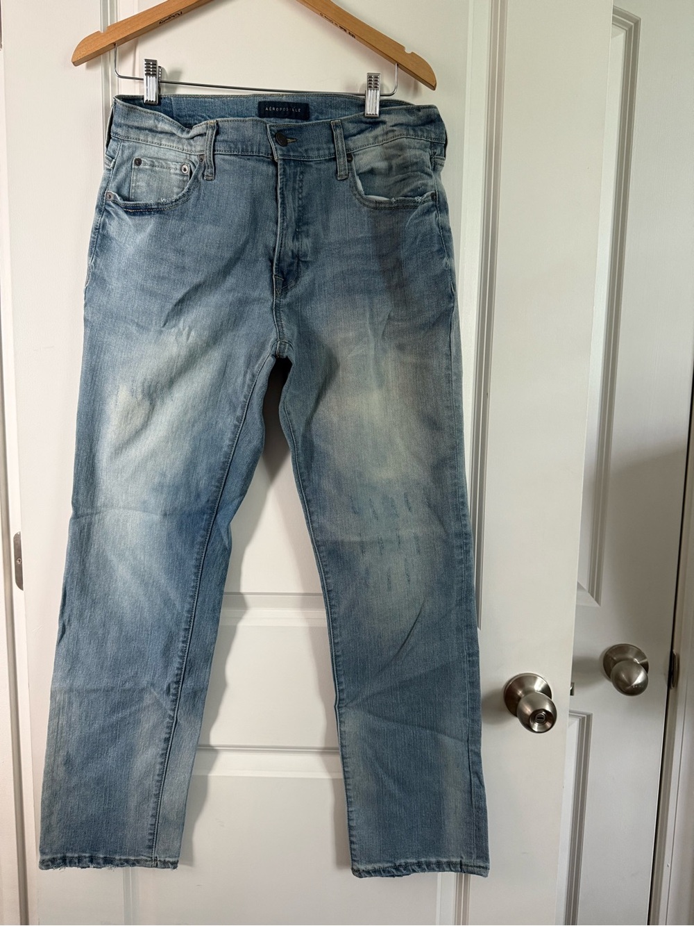 Aeropostale Light Blue Men’s Jeans Straight Fit 32x32